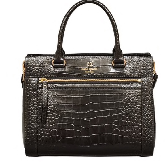 kate spade Handbags - ♠️Kate Spade♠️Perri Lane Croco Romy Satchel